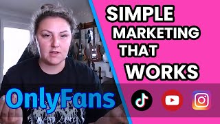 Simple Onlyfans Marketing that WORKS [upl. by Volnay]