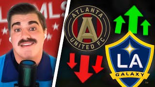 🔋🔥 MLS POWER RANKINGS  LA Galaxy going up Atlanta going down  Title contenders  April [upl. by Otha]