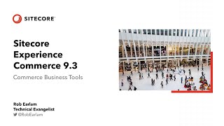 Sitecore Experience Commerce 93  Commerce Business Tools Improvements [upl. by Aicirt]