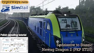 Polish Signalling Speed Signalling and Speed Signage SimRail tutorial [upl. by Zetnahs479]