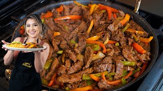 The BEST STEAK FAJITAS You Can Make at Home [upl. by Pincince]