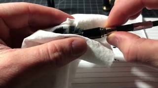 Sailor 1911 Fountain Pen How to Use Install a Converter [upl. by Niarfe]