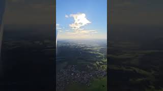 Dimona Motorsegler Rundflug edrx sunset aviation [upl. by Inoy]