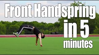 Learn Front Handspring in 5 Minutes  ASAP [upl. by Willett]