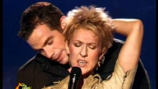 Celine Dion Et Garou  Sous Le Vent Live [upl. by Mientao]