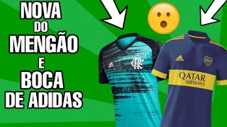 NOVA DO FLAMENGO E VAZOU O BOCA JUNIORS COM ADIDAS [upl. by Anirbed]