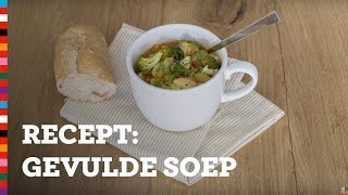 Gezond recept gevulde soep van restjes [upl. by Naedan869]