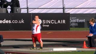 Mens shot put F41  2014 IPC Athletics European Championships Swansea [upl. by Hakilam796]