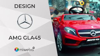 Kinder Elektroauto  Mercedes AMG GLA45  ✨ Design 2022  Miweba [upl. by Tiler]