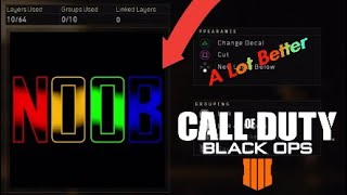 How To Make Your Emblem Letters Look So Much Better In Bo4 Bo4 Emblem Tutorial [upl. by Earleen293]