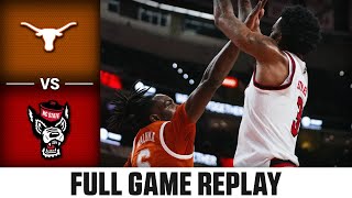 Texas vs NC State Full Game Replay  202425 ACC Mens Basketball [upl. by Reffotsirk234]