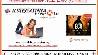 CMENTARZ w PRADZE  Umberto Eco AudioBook  Kryminał Książka Audio Mp3 [upl. by Anasor]