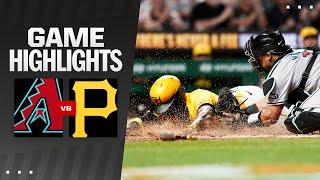 Dbacks vs Pirates Game Highlights 8224  MLB Highlights [upl. by Anayad432]