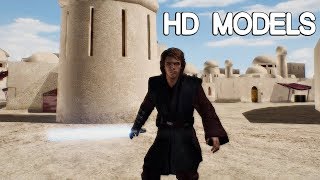 Hero Assault  HD Models Showcase for Battlefront 2 Mods are still a WIP [upl. by Rexford]