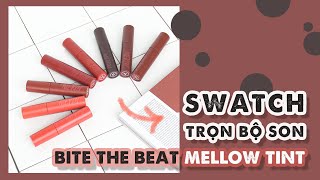 SWATCH amp REVIEW SON MERZY BITE THE BEAT MELLOW TINT Version 1  2 4K COCO SHOP [upl. by Aicemat547]