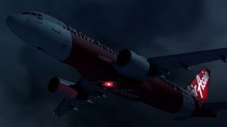 Indonesia AirAsia Flight 8501  Crash Animation [upl. by Aridaj]