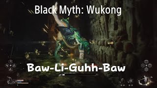 Black Myth Wukong fr ps5Battre le boss BawLiGuhhBaw [upl. by Gerrie]