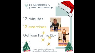 12 Minutes 12 Exercises  Get your Festive Exercise Kicks 🎄💪🤶 [upl. by Tonry]