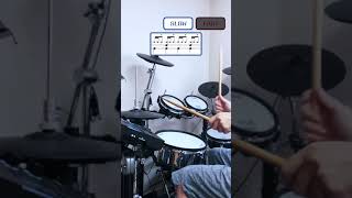 Drum Beat 11  16th Note Backbeat Open HiHat Groove [upl. by Lightman]