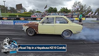 Road Trip Drag Challenge in the Hayabusa Turbo powered KE10 Corolla [upl. by Soni962]