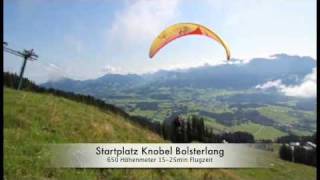 Gleitschirm Tandemflug Oberstdorf und Bolsterlang Allgäu [upl. by Bollen]