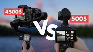 DJI Pocket 3 vs Sony A7 IV  Can you spot the 4000 difference [upl. by Leuqcar]