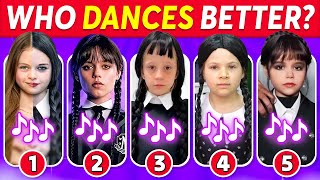 Who Dances Better Wednesday Dance Edition 🖤💃 Salish Matter Diana Like Nastya Skibidi [upl. by Gilberto367]