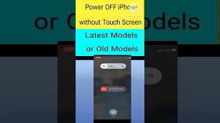 how to turn off iphone without touch screen  how to power off iphone without touch screen [upl. by Noside]