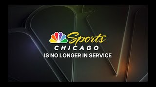 NBC Sports Chicago Signs Off  1012024 [upl. by Anasxor]