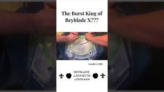 The Burst King of Beyblade X  Beyblade Lafayette Louisiana beybladex [upl. by Arocat]