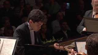 Lahav Shani piano JS Bach Piano Concerto in d selections [upl. by Liana]