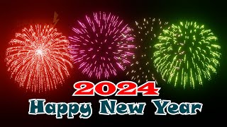 Chinese New Year 2024 Fireworks  New Year 2024 GIF Animation [upl. by Aisetra462]