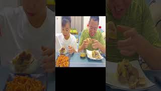 isister eating showeating challengehusband and wife eating foodeatingmukbang asmr eating [upl. by Aneloj]