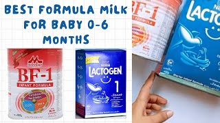 Lactogen 1 aur BF1 best baby milk Best formula milk for baby 06 months [upl. by Sadirah]