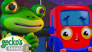 Baby Truck Storm Rescue  Geckos Garage  Rob the Robot amp Friends  Funny Kids TV [upl. by Mendy109]