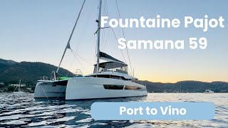 Fountaine Pajot Samama 59 Walkthrough w Commentary [upl. by Rellim]