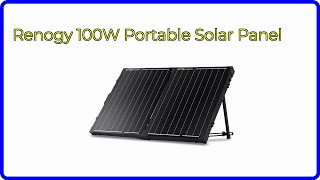 REVIEW 2024 Renogy 100W Portable Solar Panel ESSENTIAL details [upl. by Aehsan]