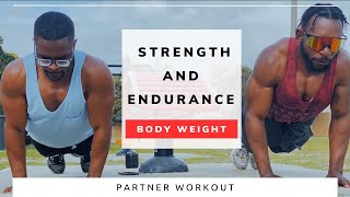 Increase strength and endurance  partner workouts  body weight strength training [upl. by Jr29]