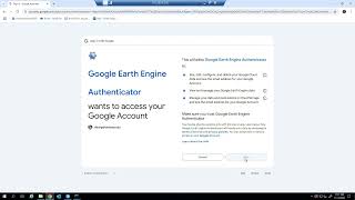 ArcGEE Connector  Google Earth Engine Authentication [upl. by Nalra814]