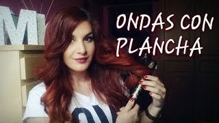 Peinados Cómo hacer ondas con plancha  Mkash20 [upl. by Eseilana]