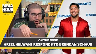 Ariel Helwani Responds To Brendan Schaub Again [upl. by Laertnom]