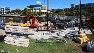 Varsity Lakes Boardwalk Renewal on Lake Orr Gold Coast Queensland [upl. by Luas]