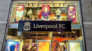 Exploring Liverpool Fc Store at Christmas [upl. by Leirrad]