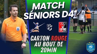 Rouge au bout de 20min Match Séniors D4 entre CHATILLONS et COLOMBES [upl. by Einial]