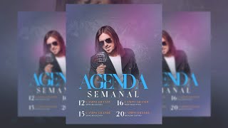 2 AULA NO CANVA FLYER DE AGENDA [upl. by Samantha391]