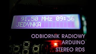 Zrób to sam radio fm rds na arduino RDA5807M i nokia 5110 lub LCD keypad shield [upl. by Lerraf]