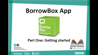 Get started with the BorrowBox App for eAudio books [upl. by Ladin]