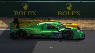 Le Mans 24hrs driver gets run over at first pit stop carries on to win LMP2 class [upl. by Carolle797]