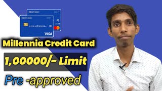 Hdfc Millennia Credit Card Preapproved offer 100000 [upl. by Anined]