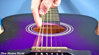 Guitar Strings  Slow Motion World [upl. by Itnava462]